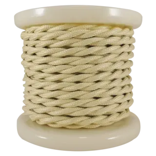 Textile Cable Τwist 2×0.75mm²- ρολλό 10mt – ΜΠΕΖ