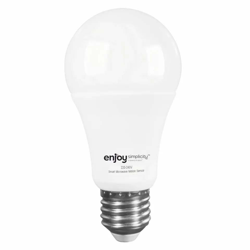 SmartLED A60 MOTIONSENSOR | 9W(>60W)Ε27 | 6500k | 806lm | {enjoysimplicity}™