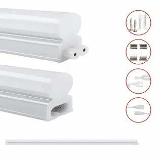 LED T5 Batten 12W | 1200lm | 3CCT3000-4000-6500k by Dip switch | 887×22.5xh36mm | {enjoysimplicity}™+cable 1mt+cable 15cm