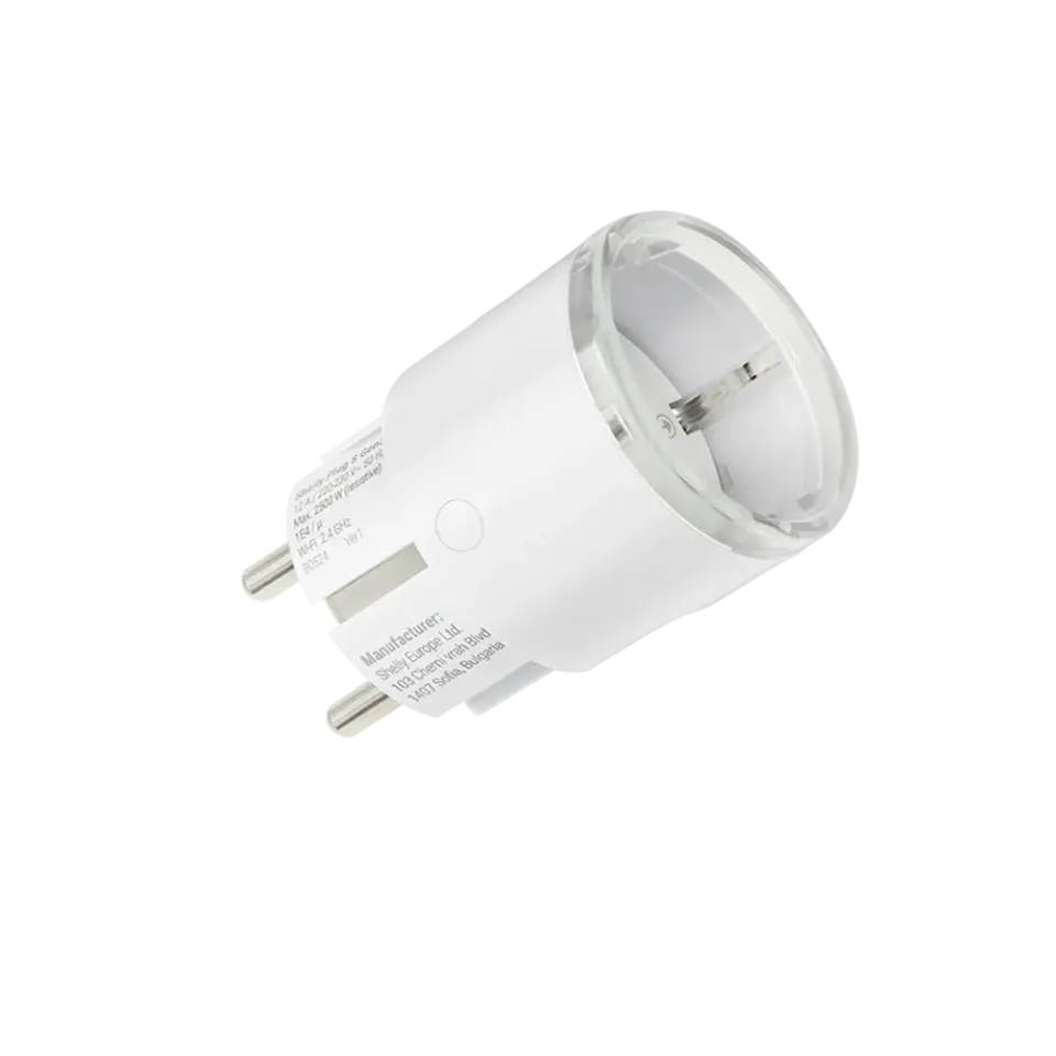 Shelly Plug S MTR Gen3 W (12A 2500W) – Λευκό