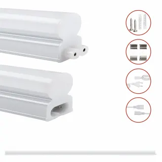 LED T5 Batten 20W | 2000lm | 3CCT3000-4000-6500k by Dip switch | 1487×22.5xh36mm | {enjoysimplicity}™+cable 1mt+cable 15cm