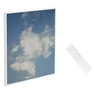 ALUM LED Panel 595x595x23 | SKY 40W | 1360lm | CCT 2700-6500k+RemoteControl | {enjoysimplicity}™