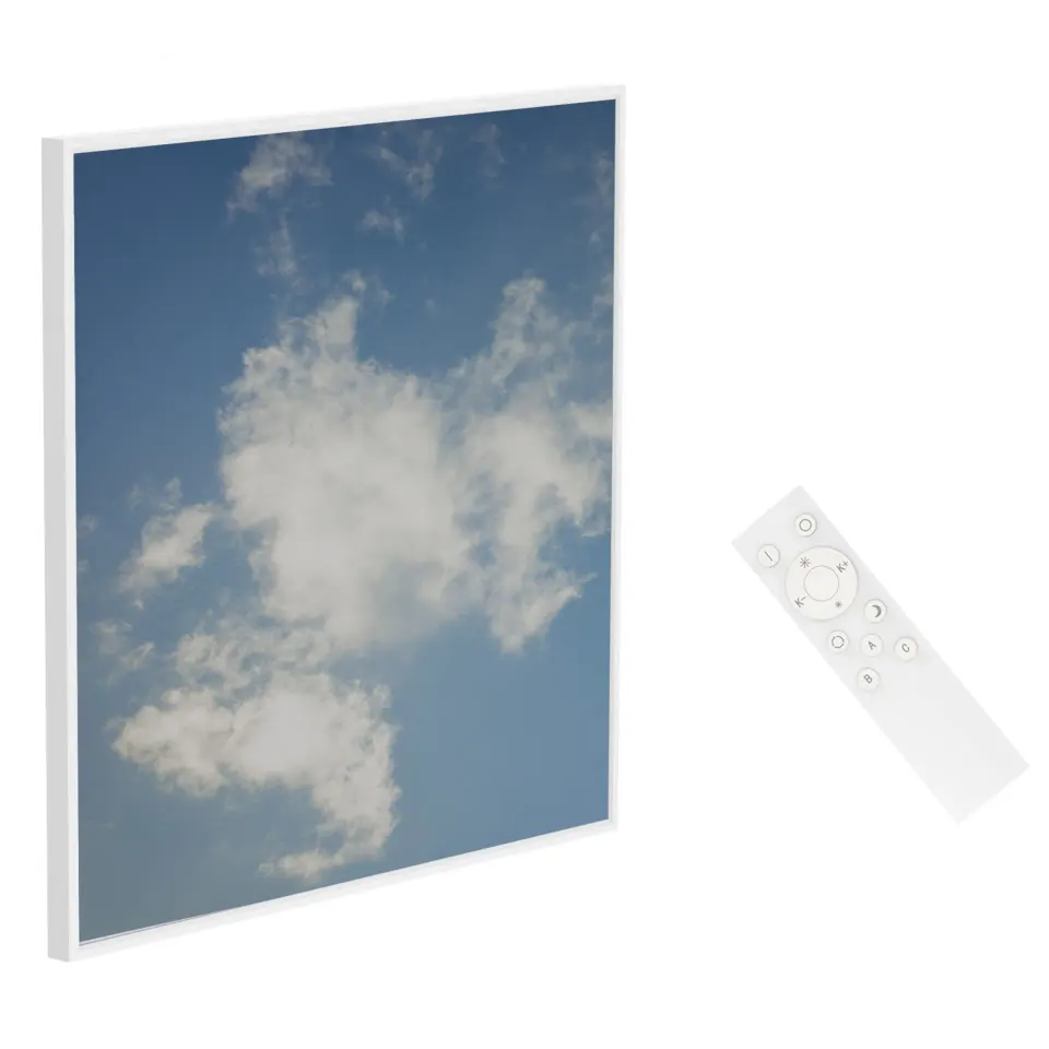 ALUM LED Panel 595x595x23 | SKY 40W | 1360lm | CCT 2700-6500k+RemoteControl | {enjoysimplicity}™