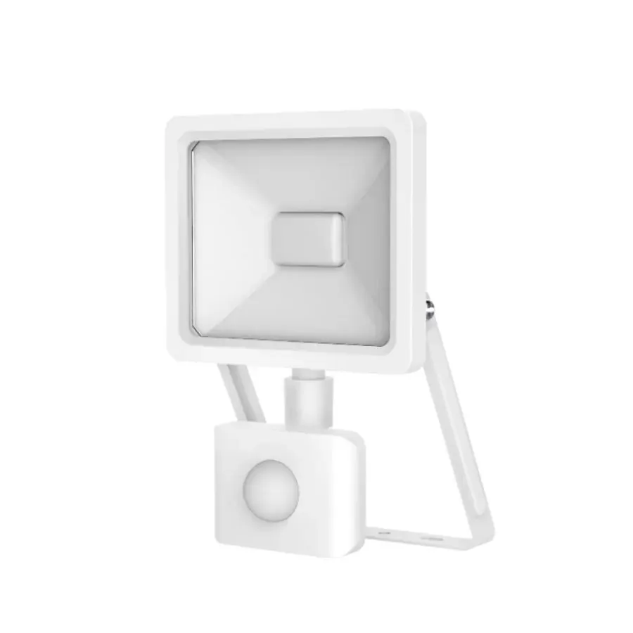 LED PIR WHITE 20W | 3000k | 1800lm FLOODLIGHT IP65/IP54 | {enjoysimplicity}™