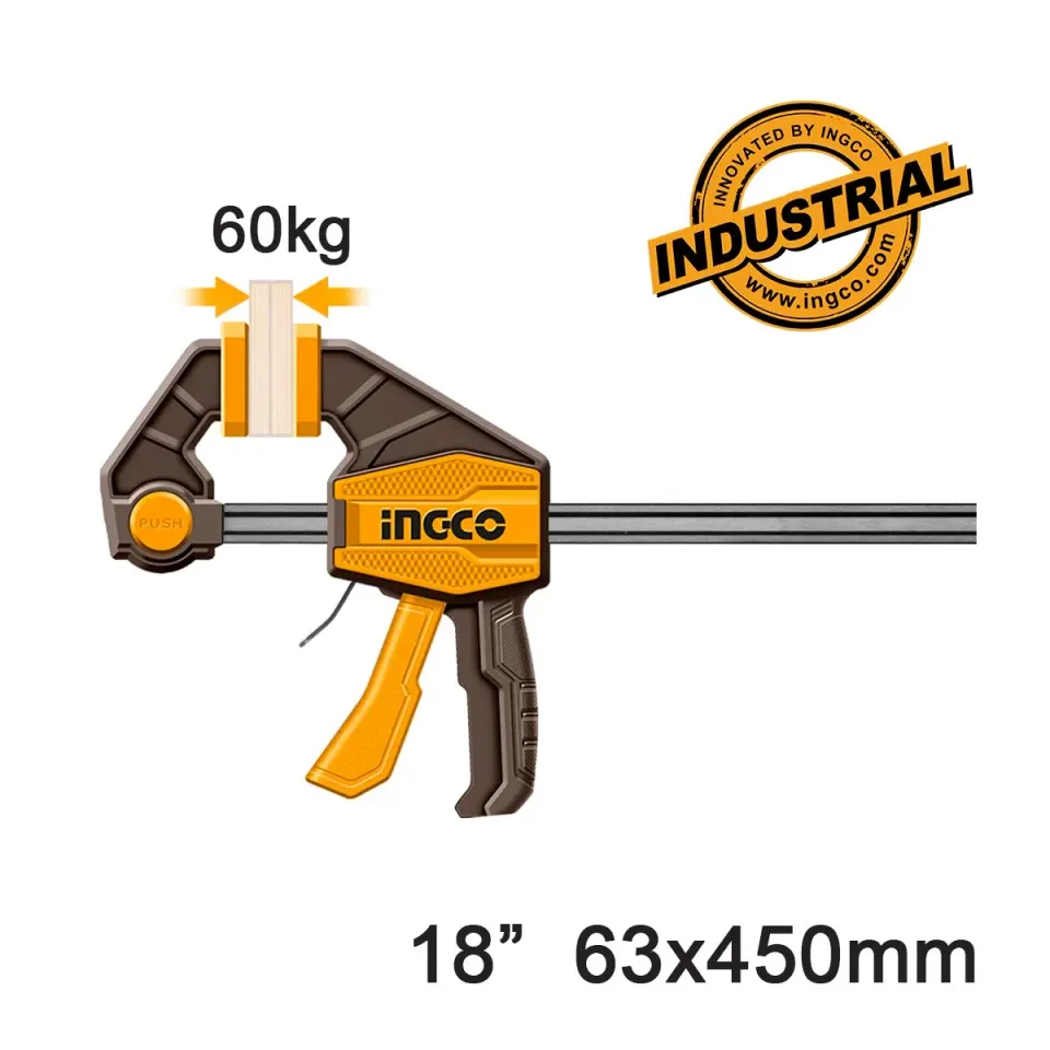 Σφιγκτήρας Μαραγκών Αυτόματος 18″ 63x450mm 60kg