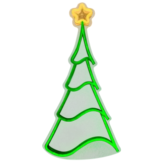 X-MAS TREE NEON LED STRIP EΠΙΤΟΙΧΟ ΓΙΑ USB 5V-10W-2A | 360x15x605 | {enjoysimplicity}™