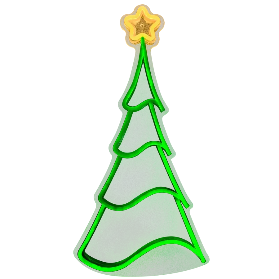 X-MAS TREE NEON LED STRIP EΠΙΤΟΙΧΟ ΓΙΑ USB 5V-10W-2A | 360x15x605 | {enjoysimplicity}™