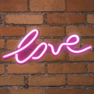 NEON LED STRIPS LOVE neon@backboard | USB ΚΑΛΩΔΙΟ 1mt | 5V | 700x15x305 | {enjoysimplicity}™