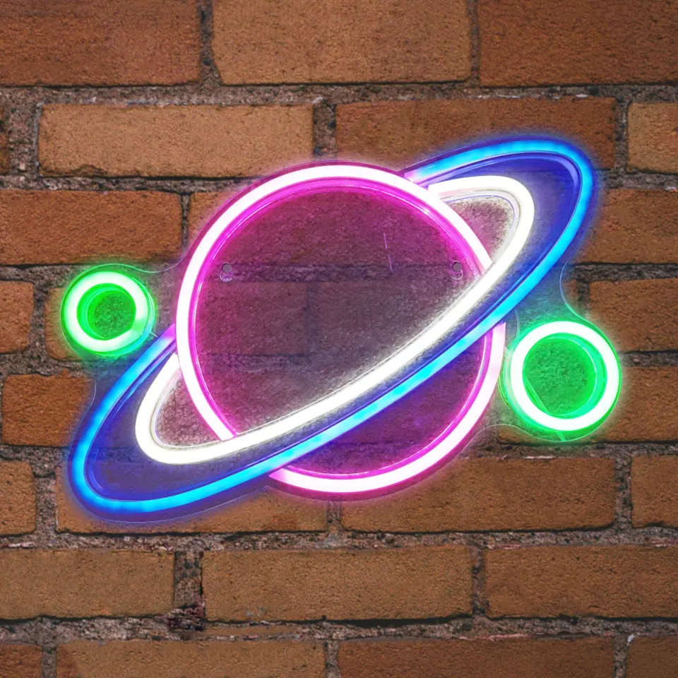 NEON LED STRIPS PLANET neon@backboard | USB ΚΑΛΩΔΙΟ 1mt | 5V | 440x15x250 | {enjoysimplicity}™