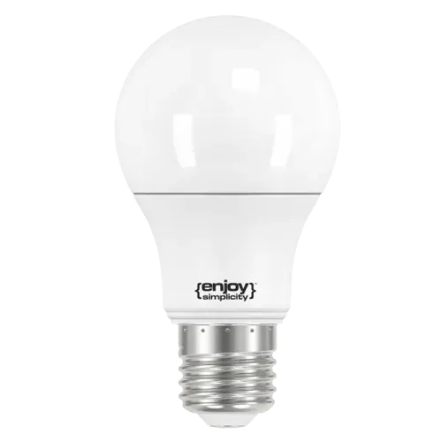 EL711804 | LED A60 | 8W(>60W)Ε27 | 4000k | 840lm | enjoySimplicity™ ΣΕ ΛΕΥΚΟ ΚΟΥΤΙ-Νέτο τιμή