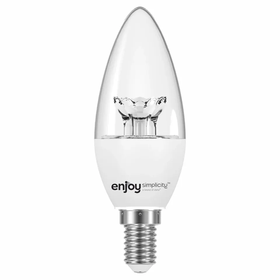 LED B35 | 3.4W(>25W)Ε14 | 2700k | 250lm | διαφ | {enjoysimplicity}™