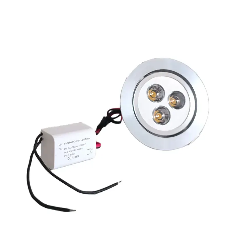 DSD-0303-2 | LED DOWNLIGHT 3x3W LED/90_240 VAC WW | ΣΕ ΛΕΥΚΟ ΚΟΥΤΙ-Νέτο τιμή
