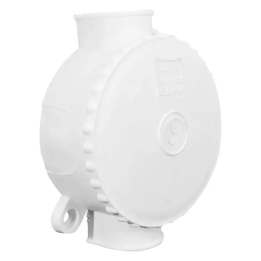 ELBOX™ΑΝΘΥΓΡΟΥ Τ ΜΕ ΣΤΥΠ.ΙΡ65 Φ74xH39 ΛΕΥΚΟ