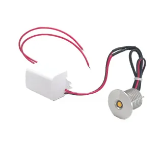 DSD-0102-1 | LED DOWNLIGHT 1X1W LED/90_240 VAC WW | ΣΕ ΛΕΥΚΟ ΚΟΥΤΙ-Νέτο τιμή