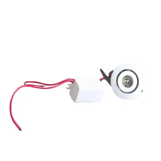 DSD-0108-2 | LED DOWNLIGHT 1X1W LED/90_240 VAC CW | ΣΕ ΛΕΥΚΟ ΚΟΥΤΙ-Νέτο τιμή