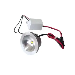 DSD-0103-1 | LED DOWNLIGHT 1X1W LED/90_240 VAC WW | ΣΕ ΛΕΥΚΟ ΚΟΥΤΙ-Νέτο τιμή