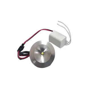 DSD-0103-2 | LED DOWNLIGHT 1X1W LED/90_240 VAC CW | ΣΕ ΛΕΥΚΟ ΚΟΥΤΙ-Νέτο τιμή