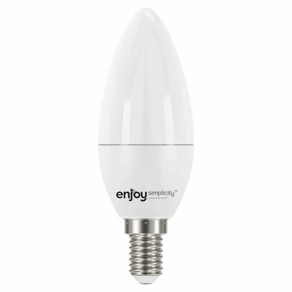 LED B35 DIM | 5W(>40W)Ε14 | 4000k | 470lm | enjoySimplicity™