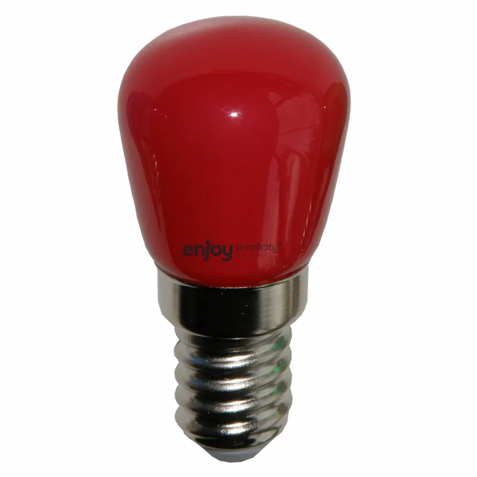 LED T23 ΝΥΚΤΟΣ | 2W(>15W) Ε14 140LM | KOKKINO | γυαλ | {enjoysimplicity}™