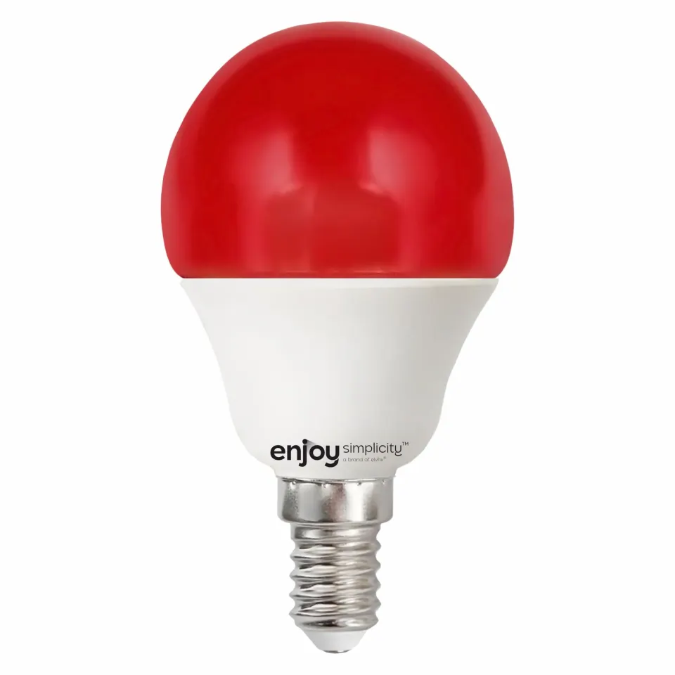 LED Ρ45 ΚΟΚΚΙΝΟ | 1.8W(19W) Ε14 | {enjoysimplicity}™