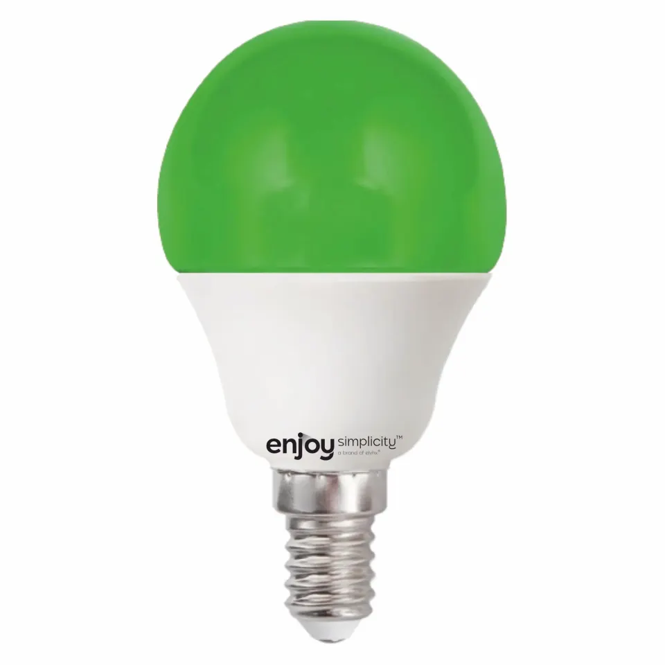 LED Ρ45 ΠΡΑΣΙΝΟ | 1.8W(19W) Ε14 | {enjoysimplicity}™
