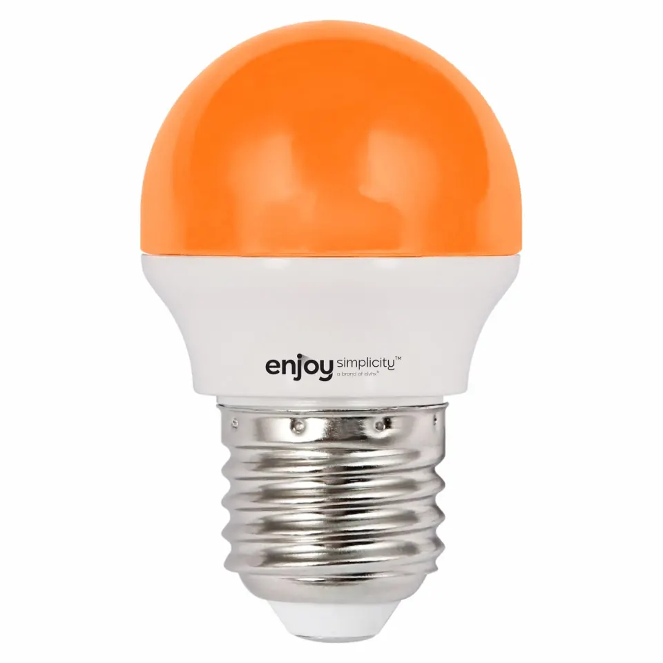 LED Ρ45 ΠΟΡΤΟΚΑΛΙ | 1.8W(19W) Ε27 | {enjoysimplicity}™