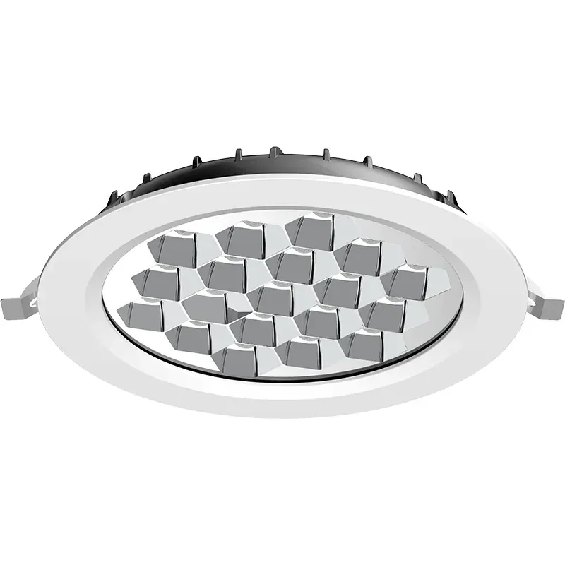 LED Panel Αλ/νίου Silver HighPower 34.5W | 6500k | 4250lm | Φ221x38mm | 60° | +Driver | {enjoysimplicity}™