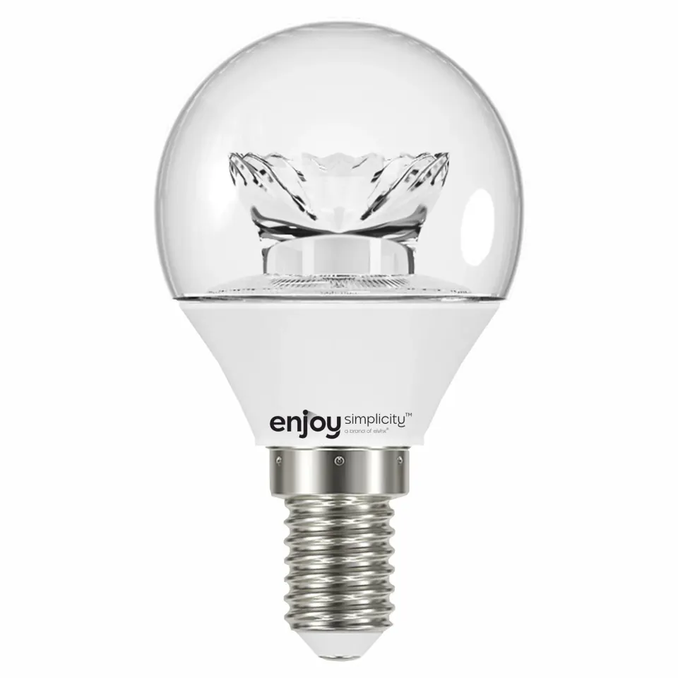 LED Ρ45 | 3.4W(>25W)Ε14 | 2700k | 250lm | διάφανη | {enjoysimplicity}™