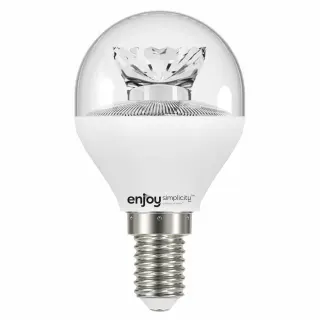 LED Ρ45 | 5.4W(>40W)Ε14 | 2700k | 470lm | διάφανη | {enjoysimplicity}™