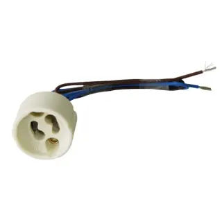 ΝΤΟΥΙ GU10 ΜΕ ΚΑΛΩΔΙΟ TEFLON 25mm