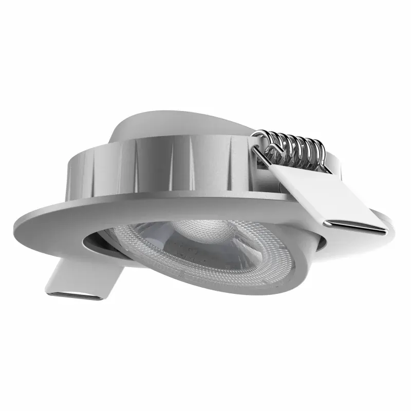 LED DownLight silver Φ80×24.6mm | 4W | 3000k | 350lm | 36° | {enjoysimplicity}™