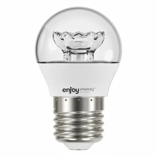 LED Ρ45 | 5.4W(>40W)Ε27 | 2700k | 470lm | διάφανη | {enjoysimplicity}™