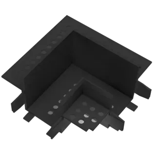 ΧΩΝΕΥΤΗ ΕΞΩΤΕΡΙΚΗ ΓΩΝΙΑ 90° | 78x78mm | ΜΑΥΡΟ | {enjoySimplicity}™