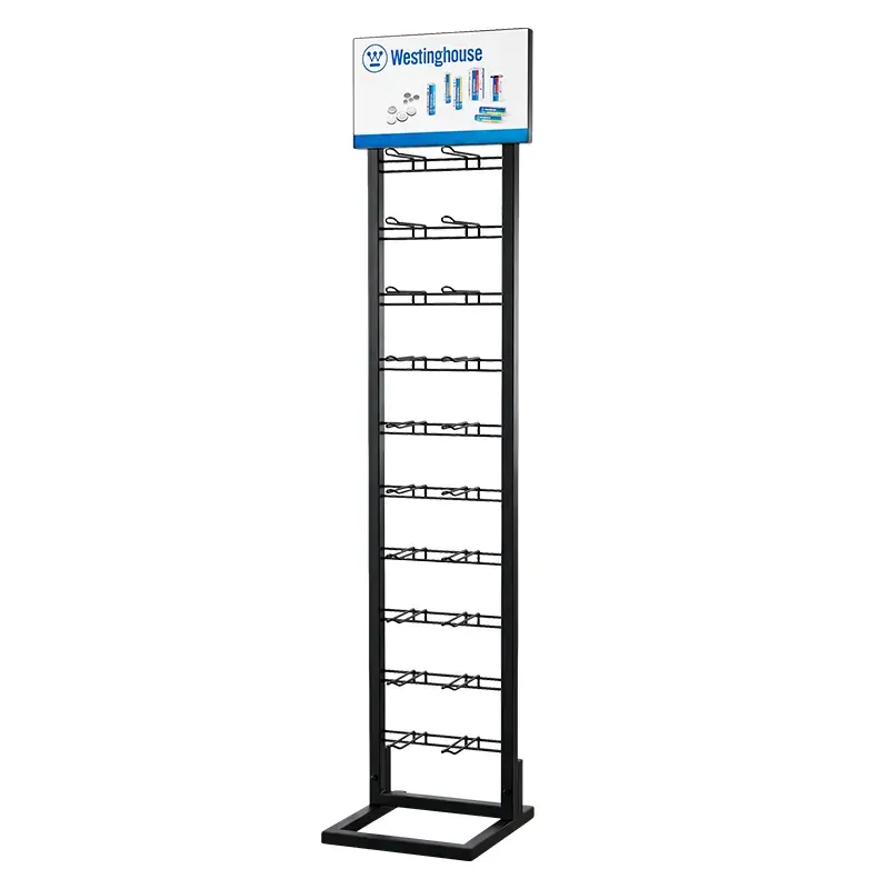Stand Προβολής Μπαταριών Δαπέδου Westinghouse – 20 Θέσεων (Μαύρο)