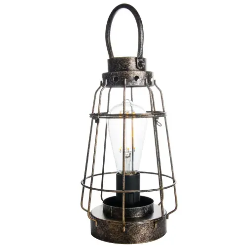 CAGE TABLE LIGHT VINTAGE | E27 | Φ153xh350mm | 1.8mt Καλώδιο + ΙΙ Διακοπτάκη | {enjoysimplicity}™