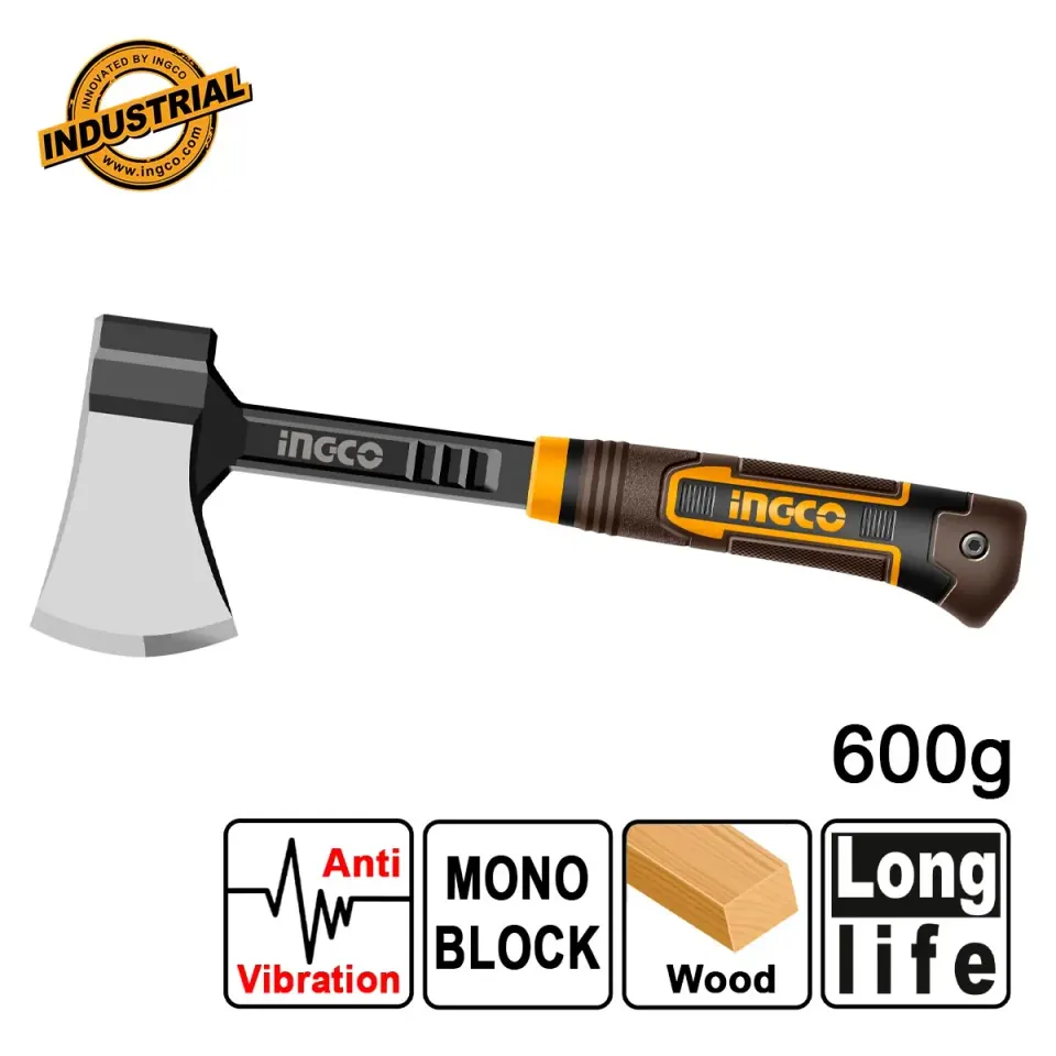 Τσεκούρι Σφυρήλατο 600g με Anti Vibration Εργονομική Λαβή