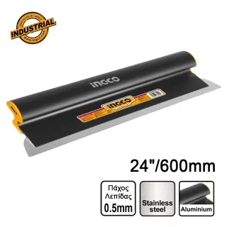 Σπάτουλα Στοκαρίσματος – Ξύστρα INOX 24″/600mm με Λαβή Αλουμινίου