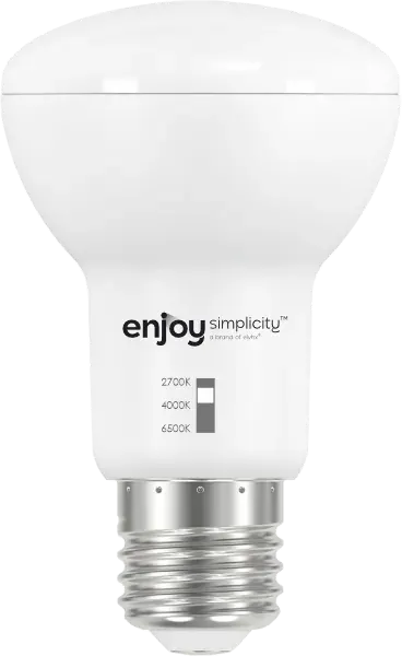 LED SMD 10W R80 DIM | 3CCT dip switch | 10W (=80w) | 1100lm | E27 | 2700k-4000k-6500k | {enjoysimplicity}™