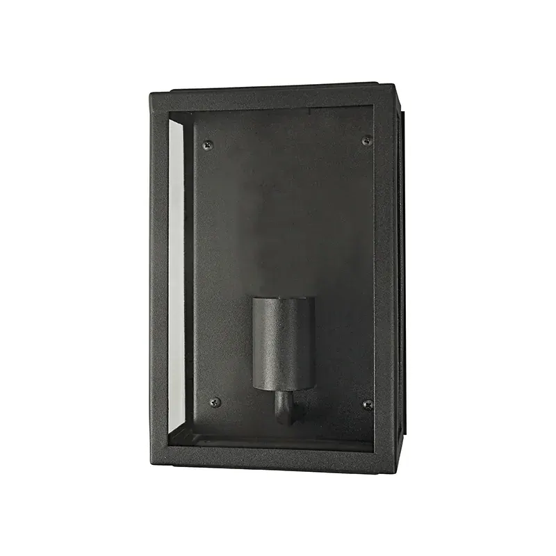 ΜΑΥΡΟ ΕΠΙΤΟΙΧΟ ΦΩΤΙΣΤΙΚΟ CELIA MINI 1XE27 IP44 ΜΕ ΔΙΑΦΑΝΟ ΓΥΑΛΙ