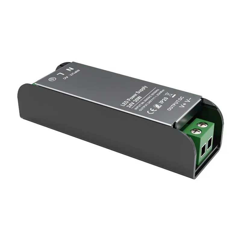 LED CV METAL DRIVER 30W 230V AC- 24V DC 1,25A IP20 5YRS 94X25X20MM