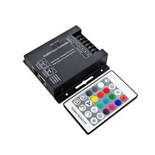 LED ΤΗΛΕΧΕΙΡΙΣΤΗΡΙΟ RGBW 32A 12V 384W & 24V 768W & RF REMOTE