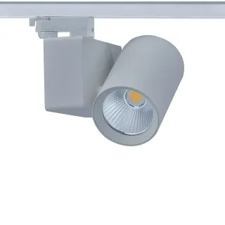 LED ΦΩΤΙΣΤΙΚΟ ΡΑΓΑΣ 230V AC 20W 3000K 3-PHASE 34° 2200LM Ra80 5YRS ΓΚΡΙ