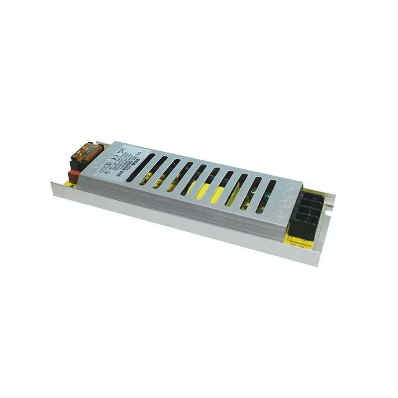 ΛΕΠΤΟ ΜΕΤΑΛΛΙΚΟ CV LED DRIVER 60W 230V AC 12V DC 5A IP20 ΜΕ ΤΕΡΜΑΤΙΚΗ