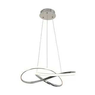 GORDIUS-ΦΩΤΙΣΤΙΚΟ ΚΡΕΜΑΣΤΟ ΧΡΩΜΙΟ ΑΛΟΥΜΙΝΙΟΥ LED SMD 48W 3000Κ 2880LM IP20 480Χ440Χ1200ΜΜ