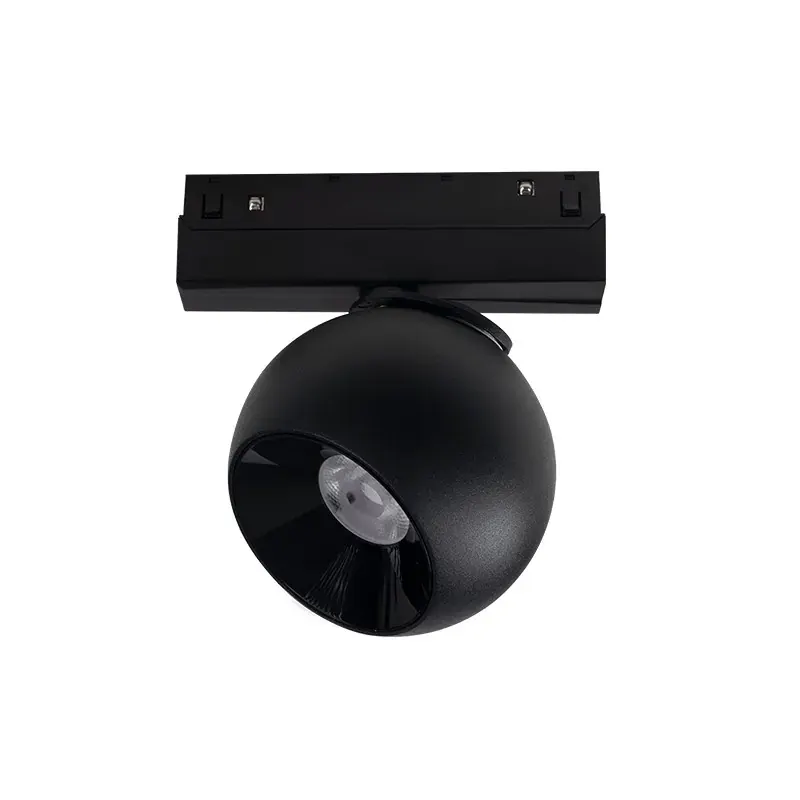 ΜΑΓΝΗΤΙΚΟ ΣΠΟΤ ΜΑΥΡΟ 48V DC 12W 3000K 1000LM 36° Ra90 Φ100X134mm