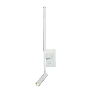 ΕΠΙΤΟΙΧΟ Φ/Σ LED 5W + COB 3W 700LM 3000K IP20 ΛΕΥΚΟ ΑΛΟΥΜΙΝΙΟ + ΑΚΡΥΛΙΚΟ CONCERTO