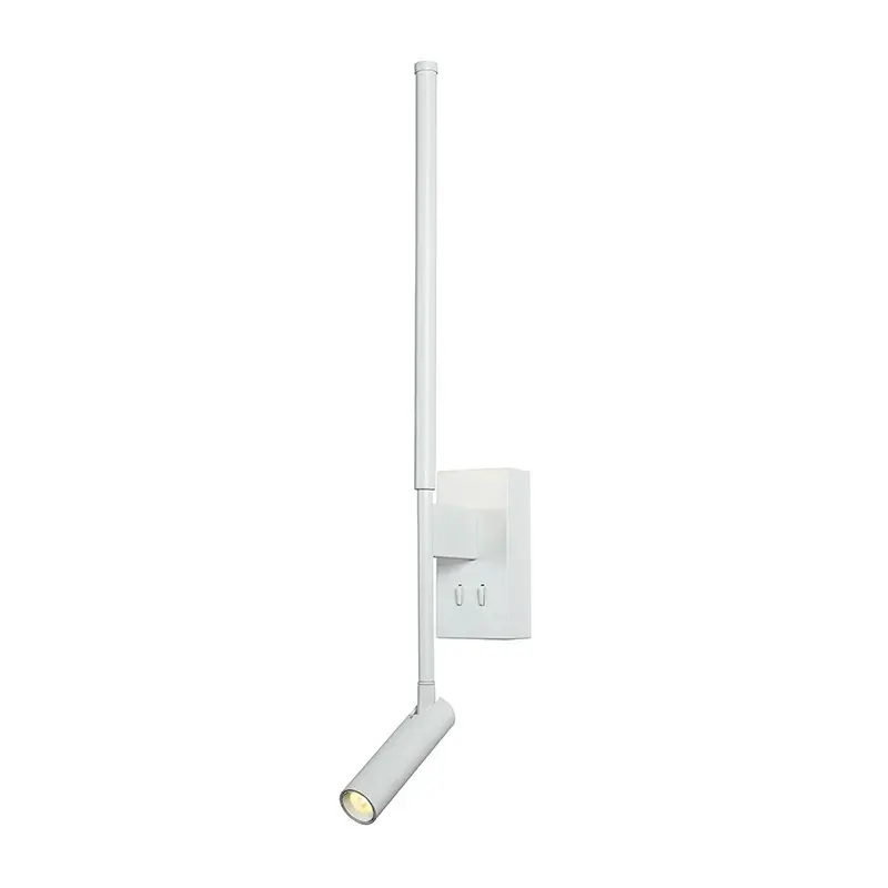 ΕΠΙΤΟΙΧΟ Φ/Σ LED 5W + COB 3W 700LM 3000K IP20 ΛΕΥΚΟ ΑΛΟΥΜΙΝΙΟ + ΑΚΡΥΛΙΚΟ CONCERTO