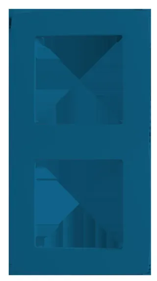 PRIME ΠΛΑΙΣΙΟ 2 ΘΕΣΕΩΝΓΑΛΑΖΙΟ IP20