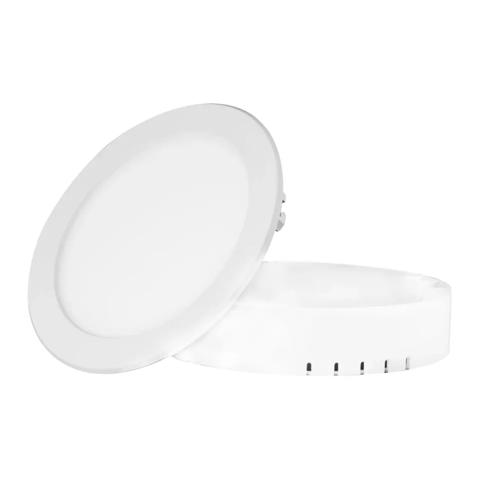 Υ/Κ LED ROUND PC SLIM PANEL 12W 6.000K 990Lm 230V Φ170 Ra80
