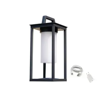 LED SMD TABLE BATTERY LUMINAIRE 3W 150LM 180° 3.000K DARK GREY CRI80 IP54